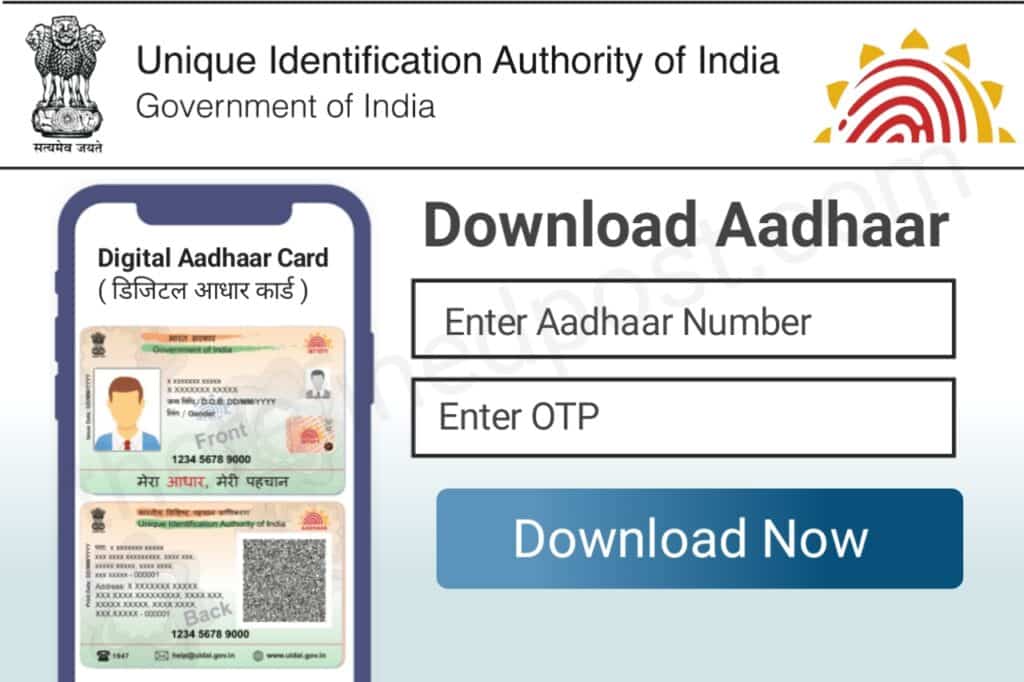 Aadhar Card Download - The Refined Post Team 